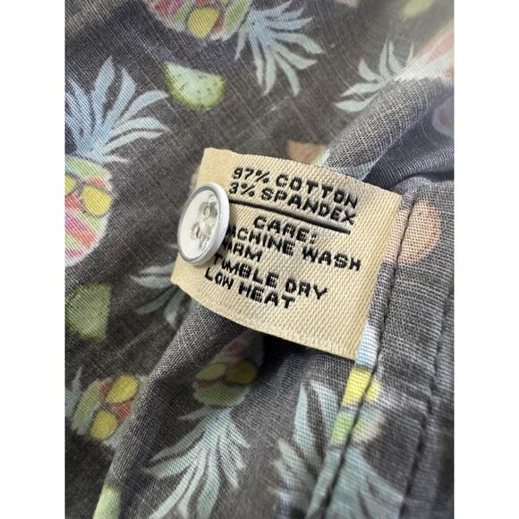 Henri Costa Costal Button Shirt Mens Large Piña Olè Hawaiian Pineapple NWT #6069 - Picture 16 of 16